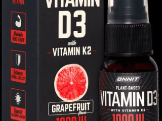 Vitamin D3 Spray with Vitamin K2 IN MCT OIL=