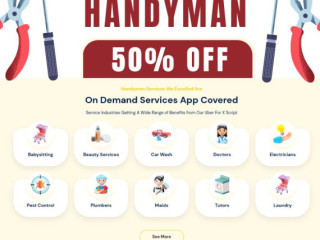 Launch an "Uber for Handyman" Empire - 50% Off Software!