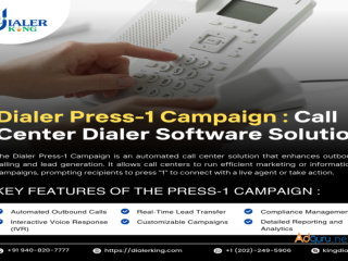 Boost Your Business with Dialer Press-1 Campaign!