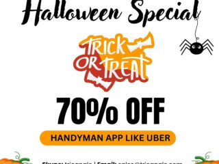 🎃 Halloween Special: 70% OFF on Handyman App Like Uber! 🛠️👻