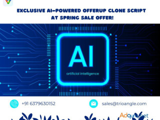 Exclusive AI-powered Offerup Clone script at Spring Sale offer!