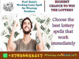 How to Win the Lottery Guaranteed: I Cast the Most Powerful Lottery Spells to Boost Your Chances of Winning the Euro Jackpot Tonight +27836633417