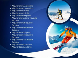 Alquiler esqui baqueira España - Ski Renting