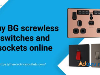 Buy bg screwless switches and sockets online