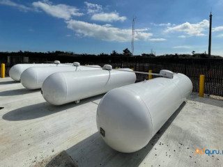 2000 Gallon Propane Gas Tanks.