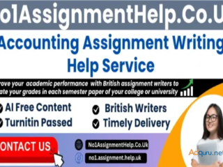 Accounting Assignment Help & Essay Writing Service by No1AssignmentHelp.Co.Uk