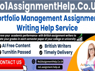 Portfolio Management Assignment Help By No1AssignmentHelp.Co.UK