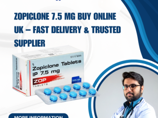 Zopiclone 7.5 mg buy online UK – Fast Delivery & Trusted Supplier