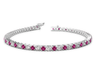 Festive Range of Ruby Bracelets in UK