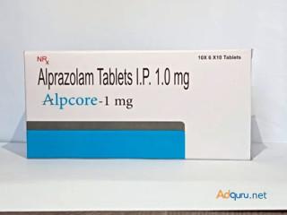 Buy Alpcore Alprazolam 1 mg pills online in the United Kingdom for around £18.00.