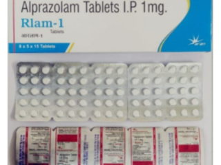 Get a solution for your panic disorders with Alprazolam 1 mg tablets.