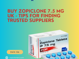 Buy Zopiclone 7.5 mg UK : Tips for Finding Trusted Suppliers