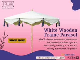 Wooden Parasol by Indian Tent Manufacturer