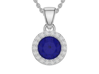 Buy Blue Sapphire Necklace in UK