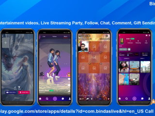 Bindas Live App - Entertainment videos, Live Streaming Party, Follow, Chat, Comment, Gift Sending, Social Interaction