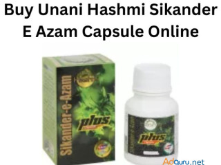 Buy Unani Hashmi Sikander E Azam Capsule Online