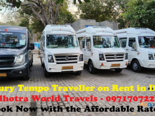 Luxury Tempo Traveller on Rent in Delhi