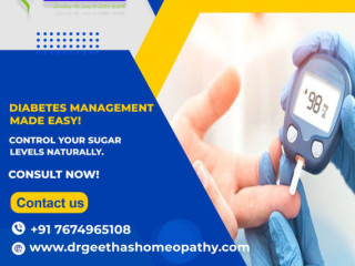 Best Homeopathy Doctor for Diabetes in Hanamkonda - Dr. Geetha's Homeopathy