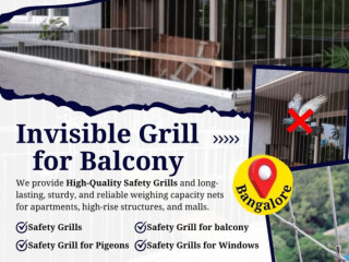 Invisible Grill for Balcony in Bangalore - Prestige Safety Nets