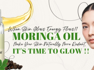 MORINGA OIL make your skin naturally more radiant.