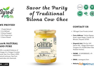 Savor the Purity of Traditional Bilona Cow Ghee