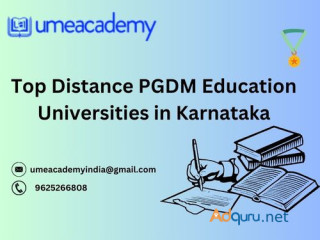 Top Distance PGDM Education Universities in Karnataka