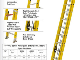 High Performance FRP Heavy Duty Ladder