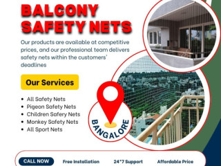 Balcony Safety with Venky Safety Nets in Bangalore