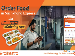 Order Food in Sachkhand Exp Via RailRestro eCatering App