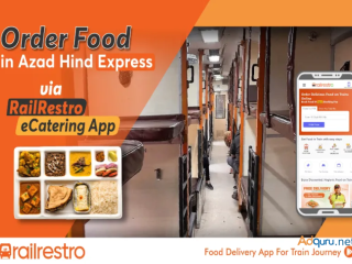 Order Food in Azad Hind Exp Via RailRestro eCatering App