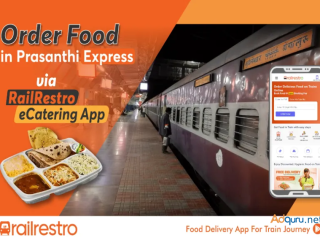 Order Food in Prasanthi Exp Via RailRestro eCatering App