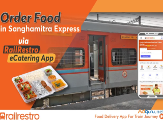 Order Food in Sanghamitra Exp Via RailRestro eCatering App