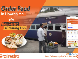 Order Food in Howrah Mail Via RailRestro eCatering App