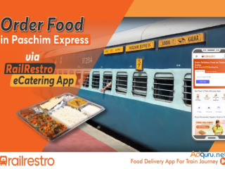 Order Food in Paschim Express Via RailRestro eCatering App