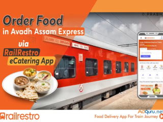 Order Food in Avadh Assam Exp Via RailRestro eCatering App