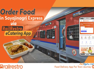 Order Food in Sayajinagri Exp Via RailRestro eCatering App