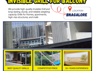 Invisible Grill for Balcony Bangalore – Prestige Safety Nets