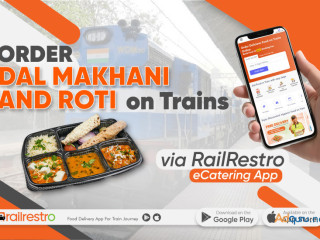 Order Dal Makhani And Roti on Trains Via RailRestro eCatering App