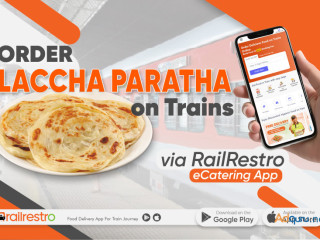 Order Laccha Paratha on Trains Via RailRestro eCatering App