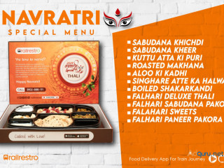 Celebrate Navratri with Sattvic Delights & Order Navratri Food in Train with RailRestro