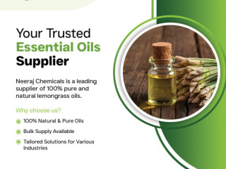 Natural Essential Oils Suppliers & Wholesalers in India