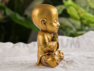 Meditating Baby Monk – theartarium