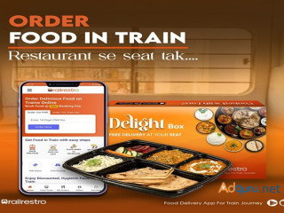 RailRestro order food on train Resturent se train tak...