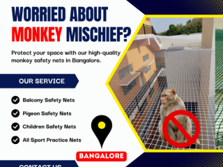 Monkey Safety Nets Bangalore | Prestige Safety Nets