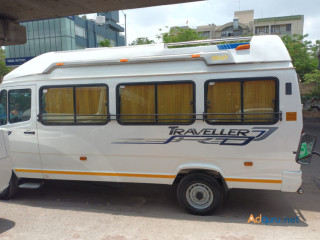 17 seater tempo traveller for airport transfer