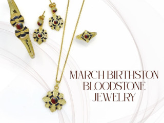 March Birthstone Bloodstone Jewelry - Stunning Selection Available