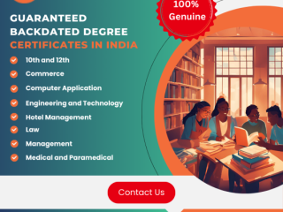 Get Quick and Guaranteed Backdated Degree Certificate without Exam!