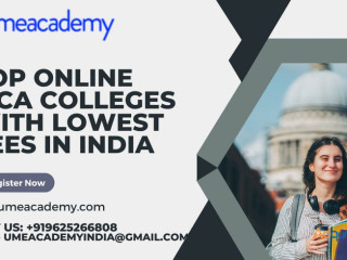 Top Online MCA Colleges With Lowest Fees In India