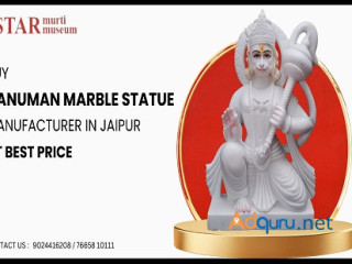 Buy Hanuman Marble Statue | Manufacturer In Jaipur at Best Price