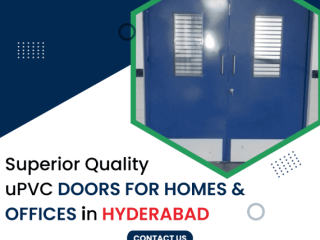 UPVC Doors Manufacturers in Hyderabad – Choose CRYSTAL ENGINEERS for Quality and Durability